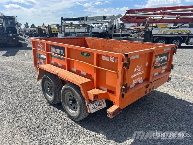 Snake DMP610 10 ft T/A Dump Utility Trailer Bañera