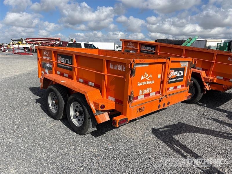 Snake DMP610-7K HD 10 ft T/A Dump Utility Trailer Bañera