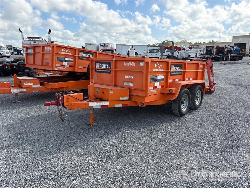 Snake DMP610-7K HD 10 ft T/A Dump Utility Trailer Bañera