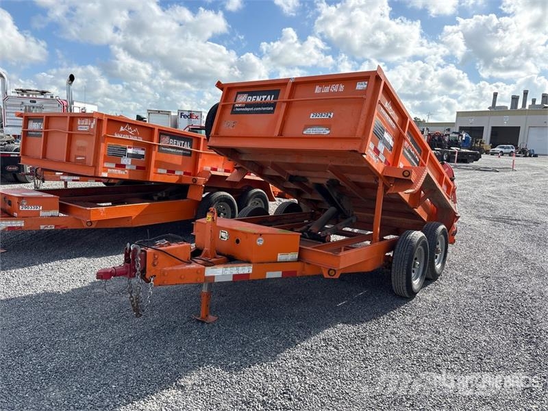 Snake DMP610-7K HD 10 ft T/A Dump Utility Trailer Bañera