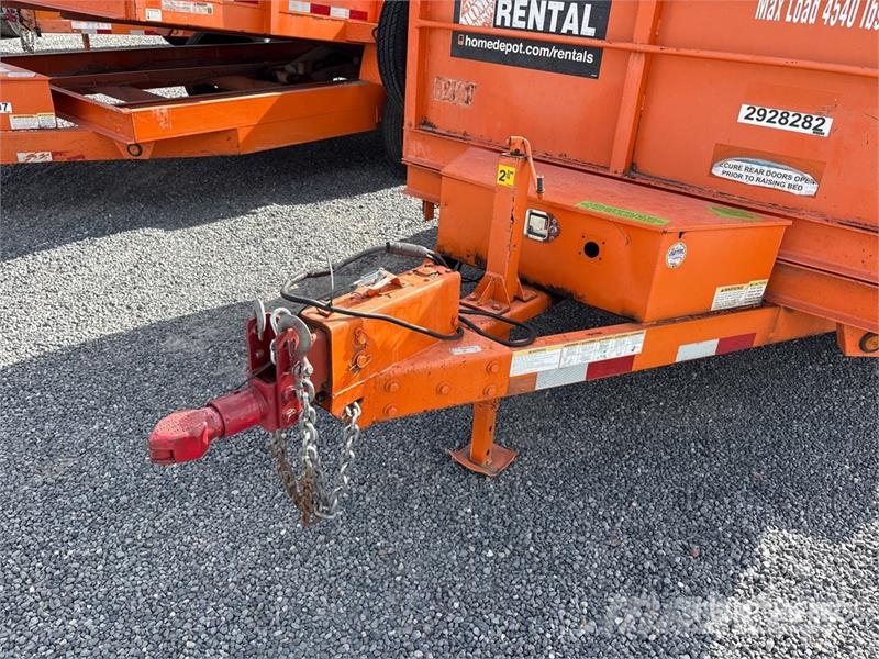 Snake DMP610-7K HD 10 ft T/A Dump Utility Trailer Bañera