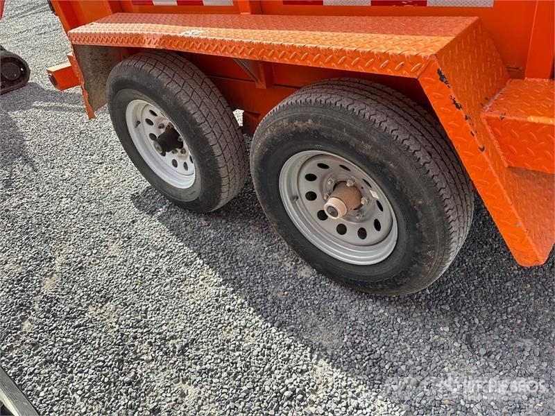 Snake DMP610-7K HD 10 ft T/A Dump Utility Trailer Bañera