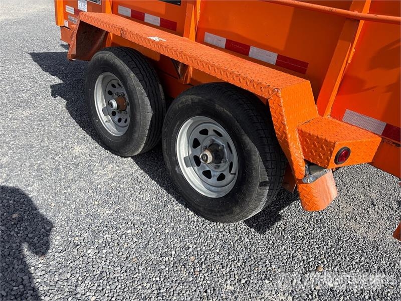 Snake DMP610-7K HD 10 ft T/A Dump Utility Trailer Bañera