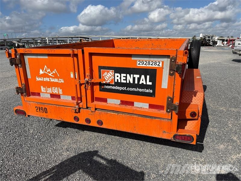 Snake DMP610-7K HD 10 ft T/A Dump Utility Trailer Bañera