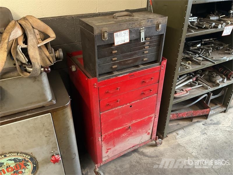 Snap-On Cart, Kennedy Toolbox, Tap Dies and Misc. Other components
