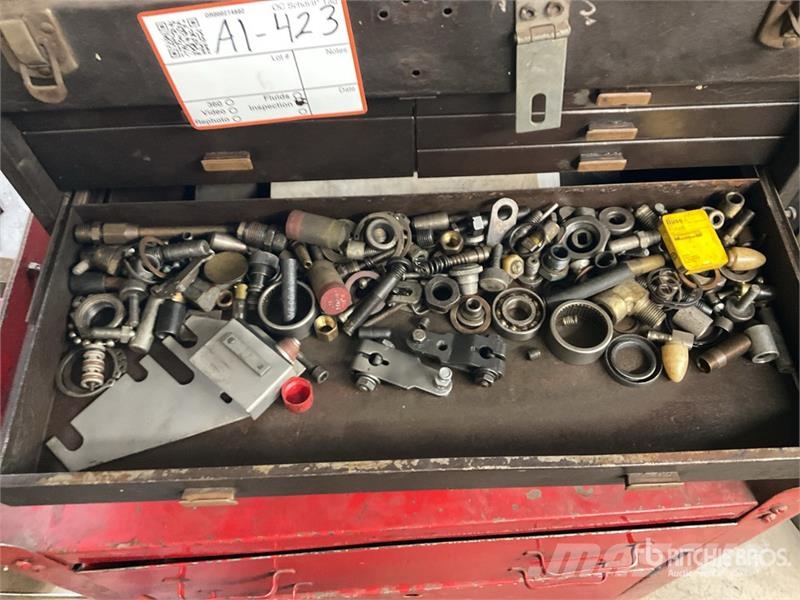 Snap-On Cart, Kennedy Toolbox, Tap Dies and Misc. Other components