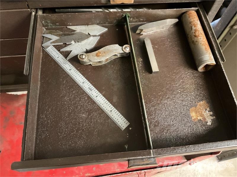 Snap-On Cart, Kennedy Toolbox, Tap Dies and Misc. Other components