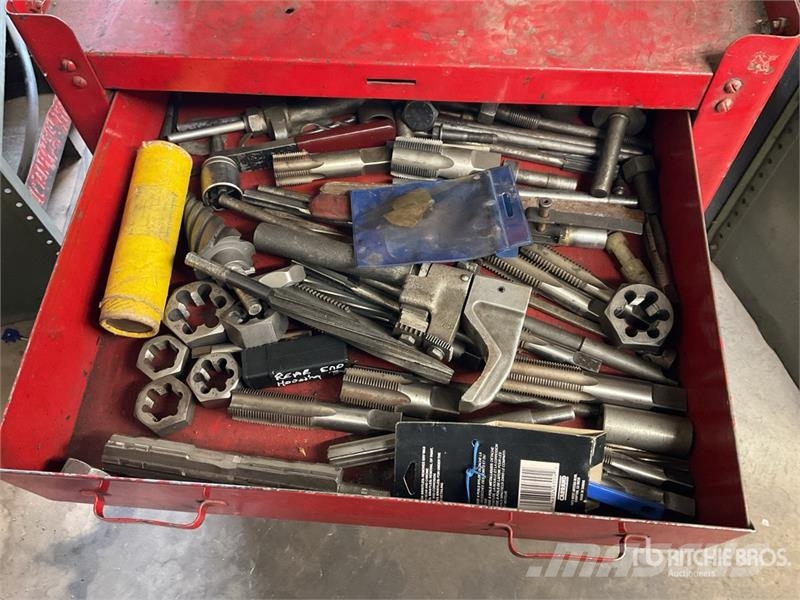 Snap-On Cart, Kennedy Toolbox, Tap Dies and Misc. Other components