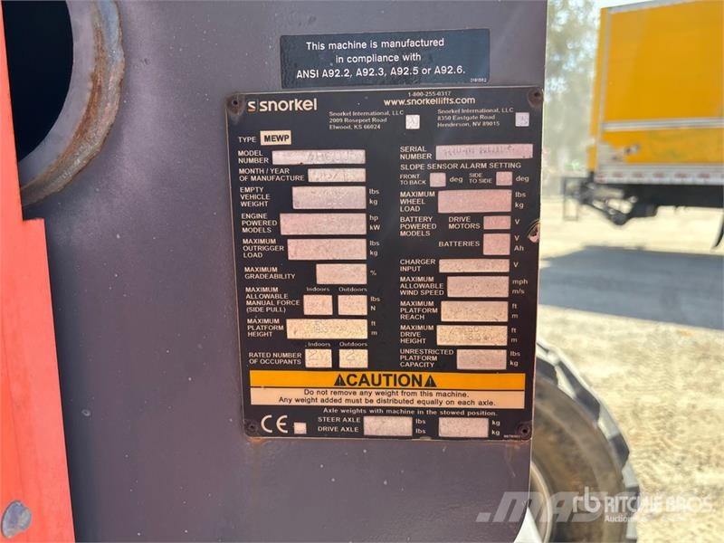 Snorkel AB60J Plataformas elevatórias articuladas
