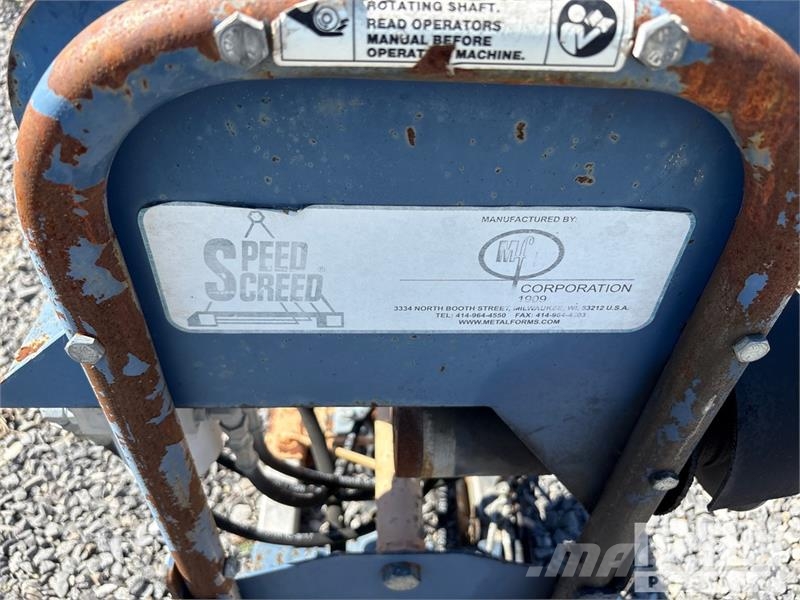 Speed Screed Concrete Screed Premične roke za dolivanje betona