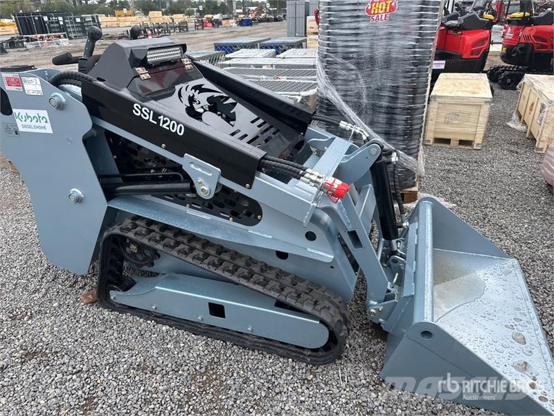 SSL1200-GRAY Mini Kubota Diesel Compact Track Load Šmykom riadené nakladače