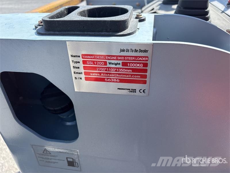 SSL1200-GRAY Mini Yanmar Diesel Compact Track Load Smykem řízené nakladače