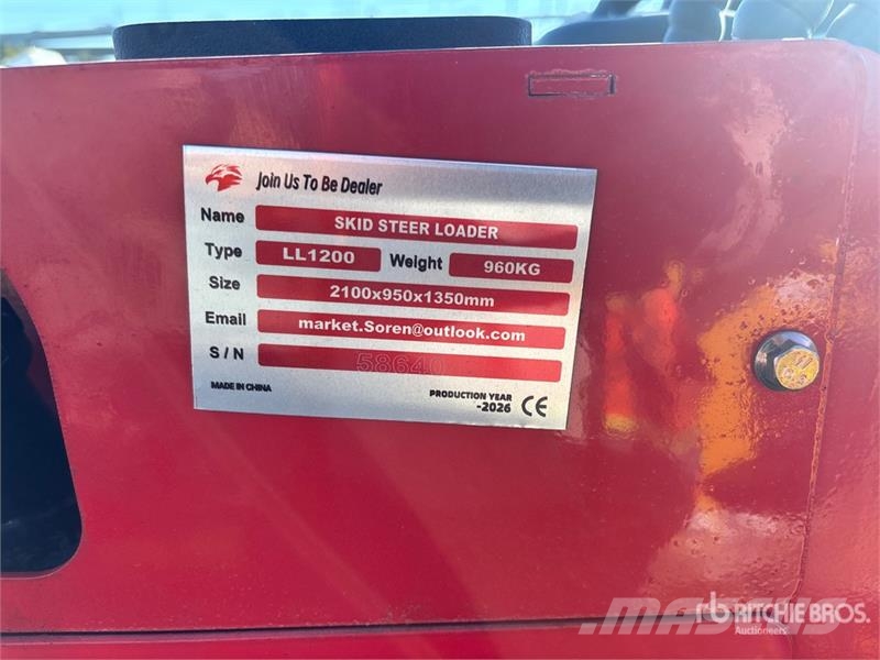 SSL1200 Mini Red Yanmar Diesel Compact Track Loade 스키드로더