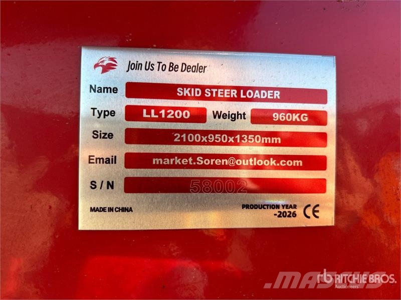 SSL1200 Mini Red Yanmar Diesel Compact Track Loade 스키드로더