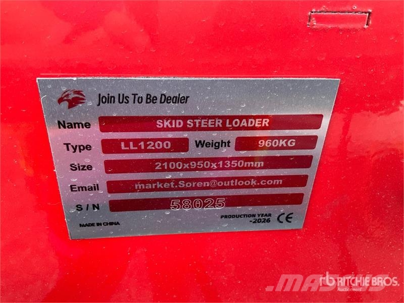 SSL1200 Mini Red Yanmar Diesel Compact Track Loade 스키드로더