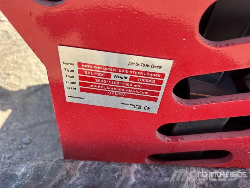  SSL1500-RED Mini Compact Track Loader (Unused) Kompaktlastere