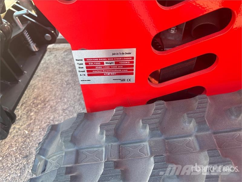  SSL1500-RED Mini Kubota Diesel Compact Track Loade  스키드로더