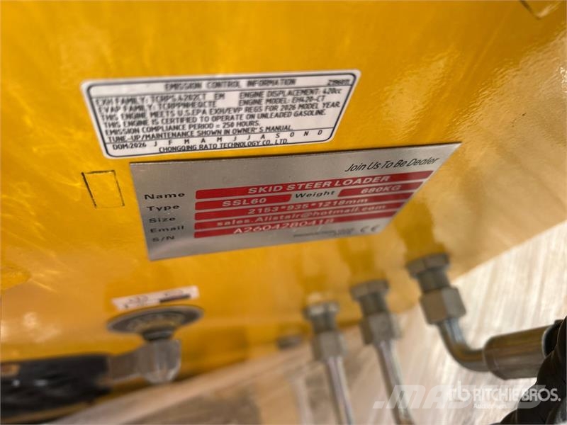  SSL60 Mini Compact Track Loader (Unused) لوادر انزلاقية التوجيه