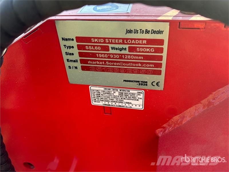 SSL60-RED Mini Compact Track Loader (Unused) Kompaktlader