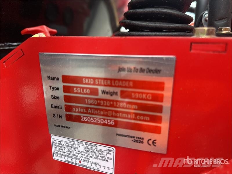  SSL60-RED Mini Compact Track Loader (Unused) Šmykom riadené nakladače