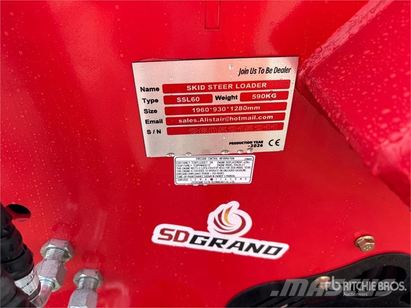 SSL60-RED Mini Compact Track Loader (Unused) 滑移轉向裝載機