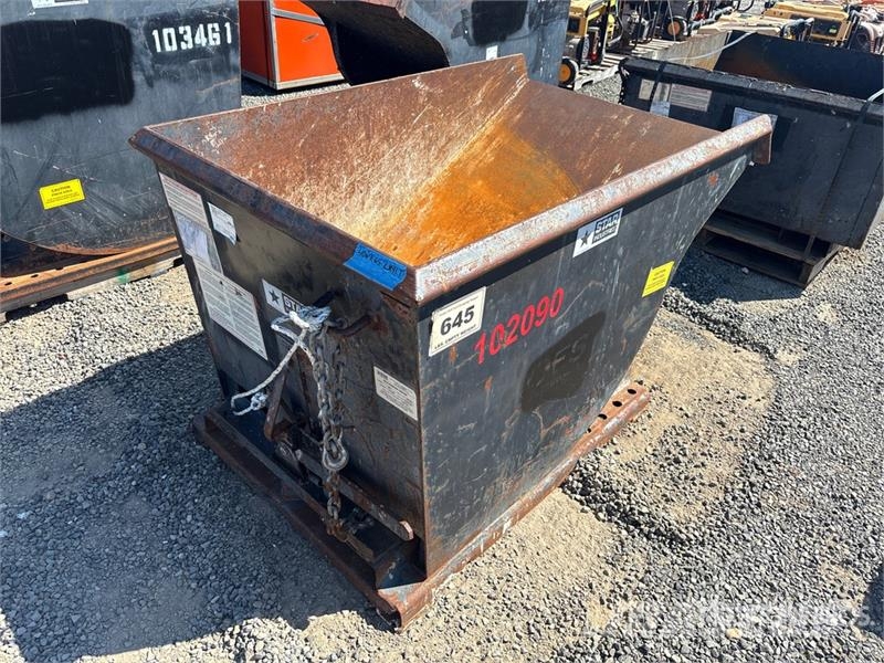 Star Industries 1810 1 cyd Self-Dumping Hopper Silos y tolvas