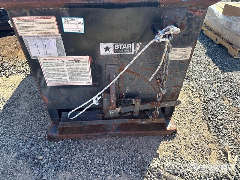 Star Industries 1810 1 cyd Self-Dumping Hopper Silos y tolvas