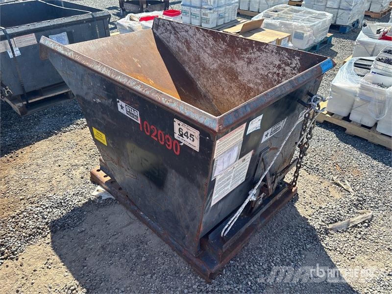 Star Industries 1810 1 cyd Self-Dumping Hopper Silos y tolvas
