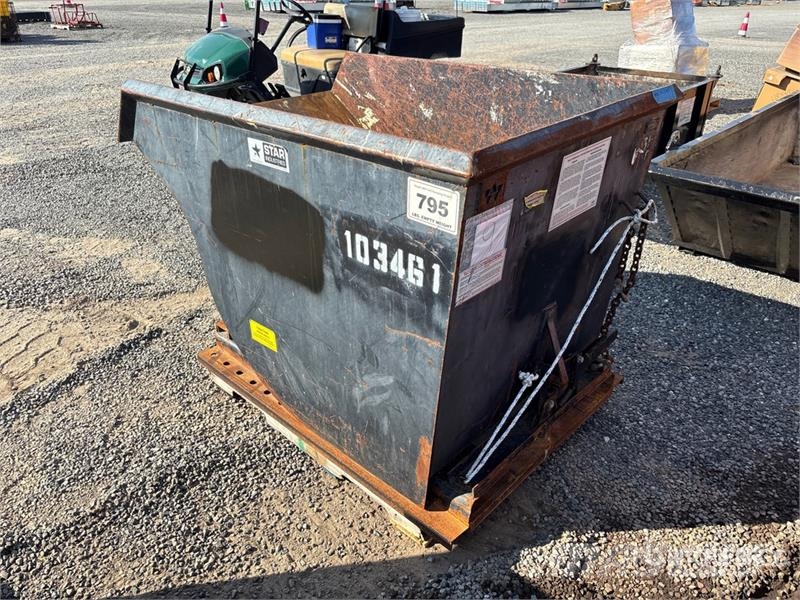 Star Industries 1815 1.5 cyd Self-Dumping Hopper Загрузочные бункеры
