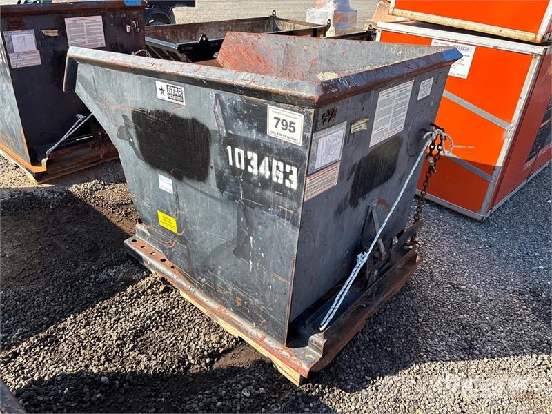 Star Industries 1815 1.5 cyd Self-Dumping Hopper Загрузочные бункеры
