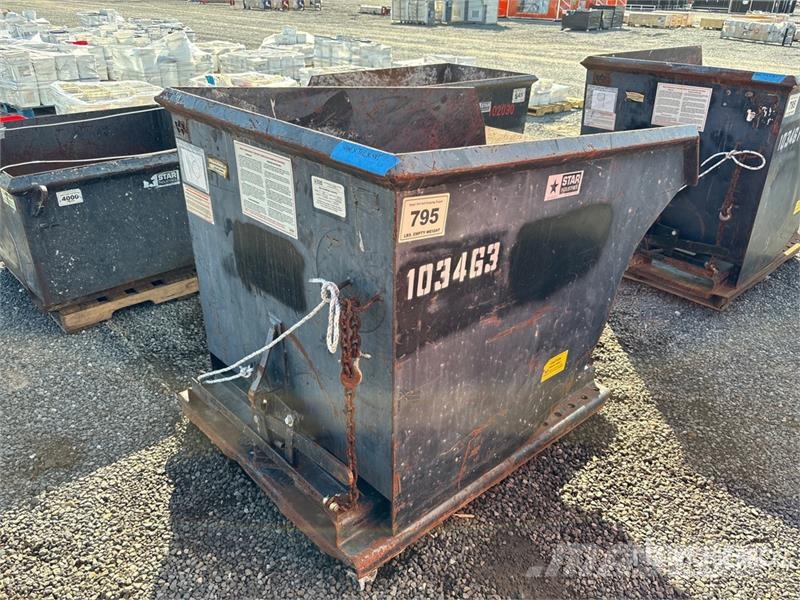 Star Industries 1815 1.5 cyd Self-Dumping Hopper Загрузочные бункеры