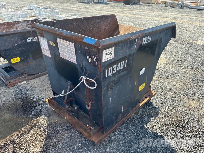 Star Industries 1815 1.5 cyd Self-Dumping Hopper Загрузочные бункеры