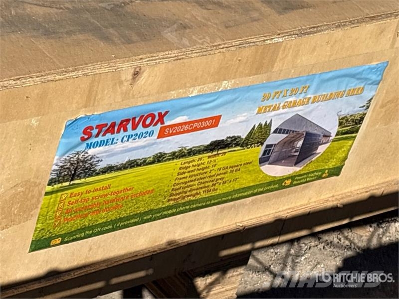 STARVOX CP2020 Metal Garage Shed (Unused) Teräsrunkorakennukset