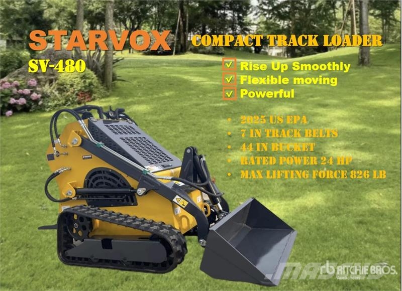 STARVOX SV-480 Mini Compact Track Loader (Unused) Chargeuse compacte