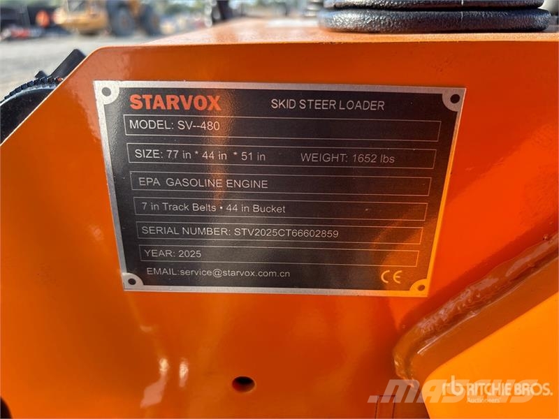 STARVOX SV-480 Mini Compact Track Loader (Unused) Lietoti riteņu kompaktiekrāvēji