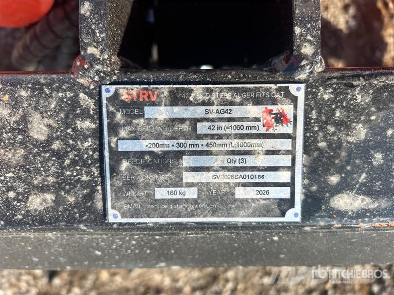 STARVOX SV-AG42 Skid Steer Auger (Unused) Τρυπάνια