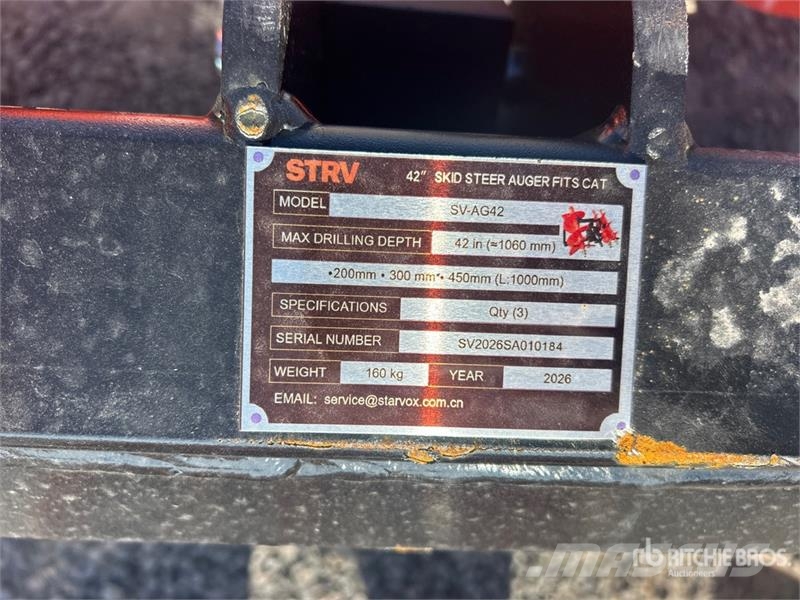 STARVOX SV-AG42 Skid Steer Auger (Unused) Τρυπάνια