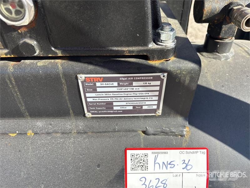 STARVOX SV-GAC40 18.7 cfm 40 gal Air Compressor (U Kompressorid