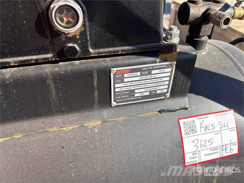 STARVOX SV-GAC40 18.7 cfm 40 gal Air Compressor (U Kompressorid