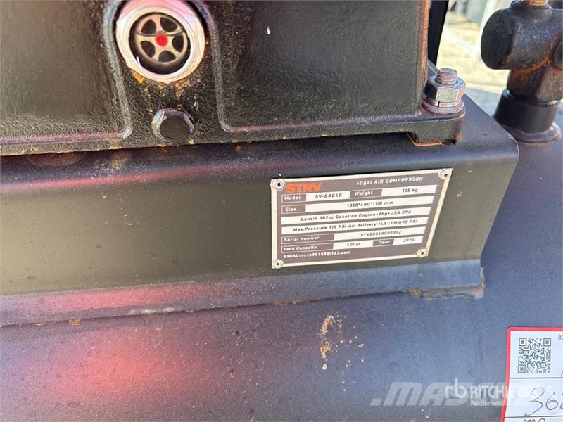  STARVOX SV-GAC40 18.7 cfm 40 gal Air Compressor (U Kompressorid