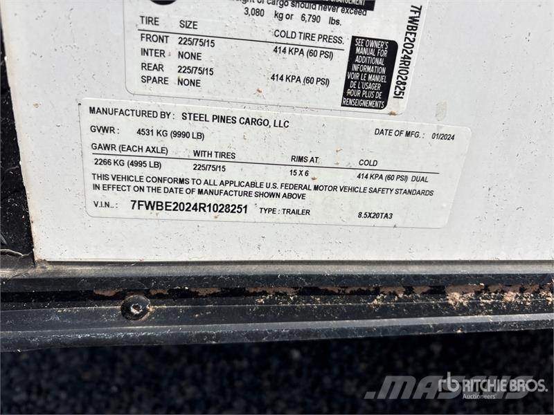 Steel Pine 8.5x20TA3 20 ft T/A Food Concession Tra Druge prikolice