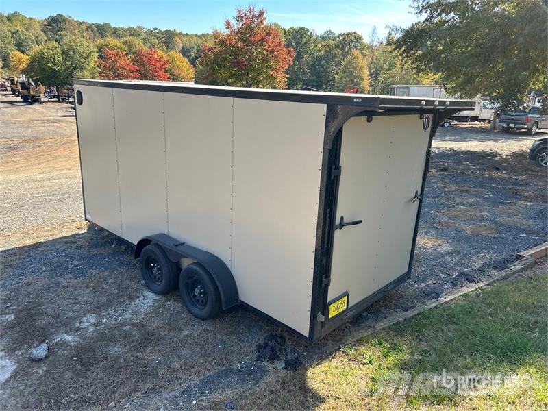 Steel Pines Cargo, LLC 7x16TA2 16 ft T/A Enclosed Furgons