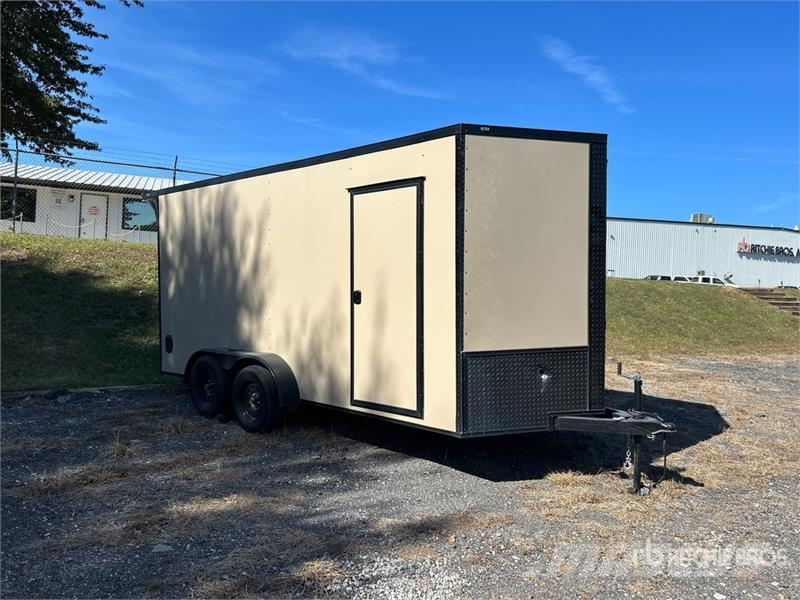 Steel Pines Cargo, LLC 7x16TA2 16 ft T/A Enclosed Furgons