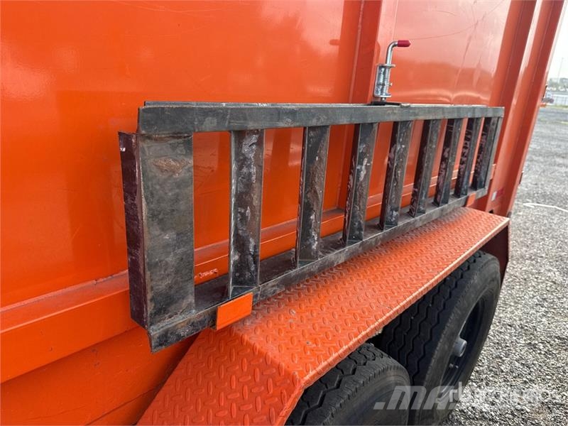  Steel Pines DP7X14X4TA5 14 ft T/A Dump Utility Tra Reboques basculantes