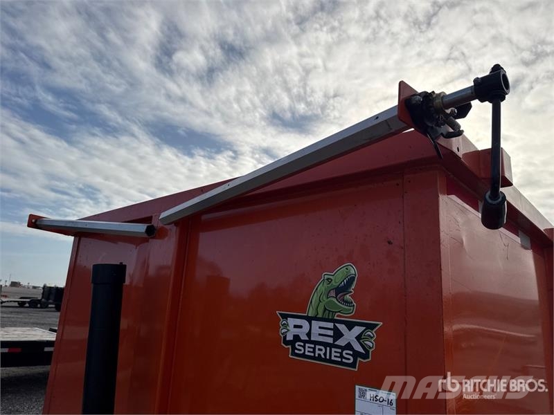  Steel Pines DP7X14X4TA5 14 ft T/A Dump Utility Tra Reboques basculantes