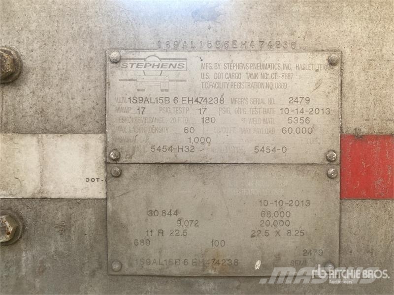 Stephens T/A Pneumatic Bulk Trailer Otros remolques
