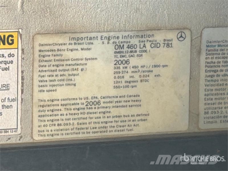 Sterling LT9500 Kombinuotos paskirties / vakuuminiai sunkvežimiai