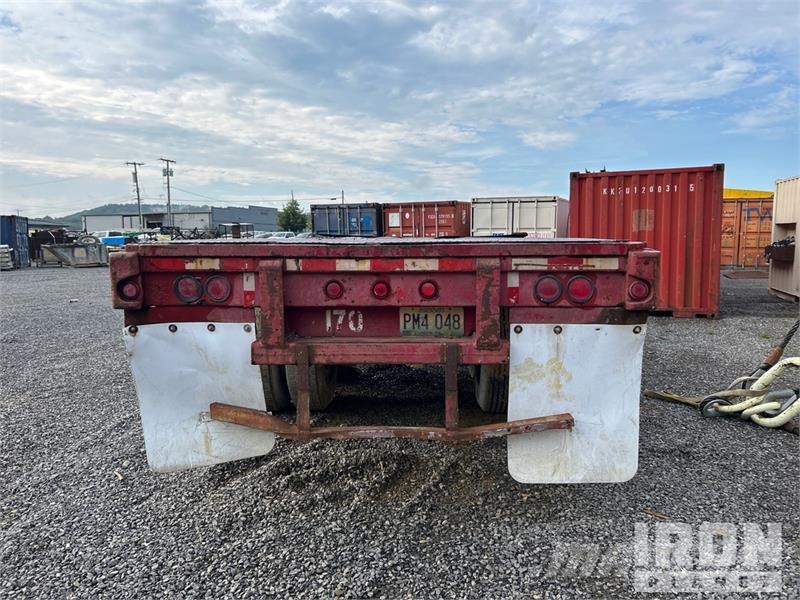 Strick 40 ft T/A Flatbed Trailer Plataforma plana/laterales abatibles