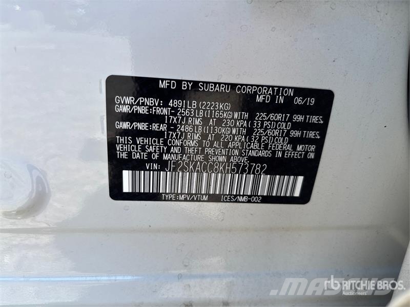 Subaru Forester AWD SUV Avtomobili