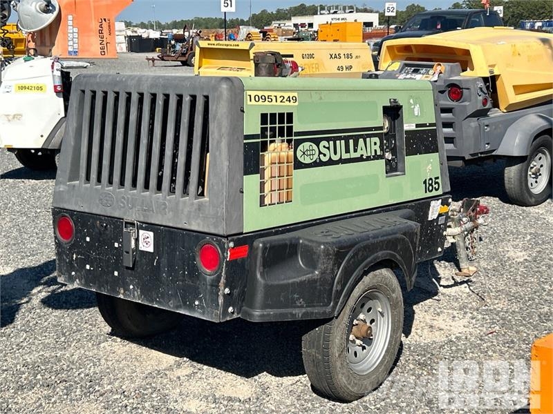 Sullair 185DPQ-KU-T3 185 cfm Mobile Air Compressor Kompressoren